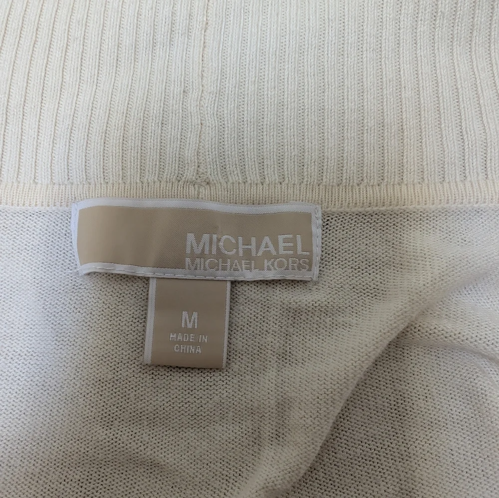 Michael Kors Cream Women's Poncho - Picture 2 of 2